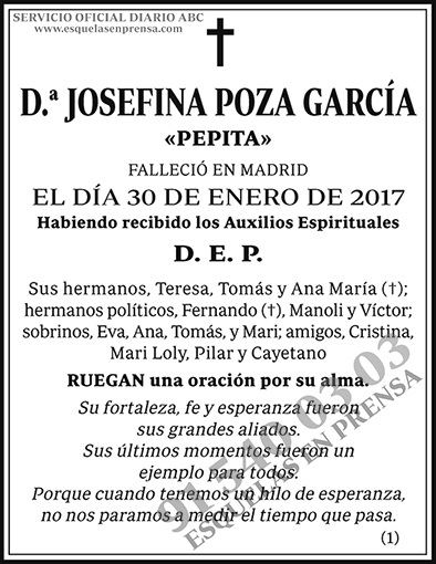 Josefina Poza García